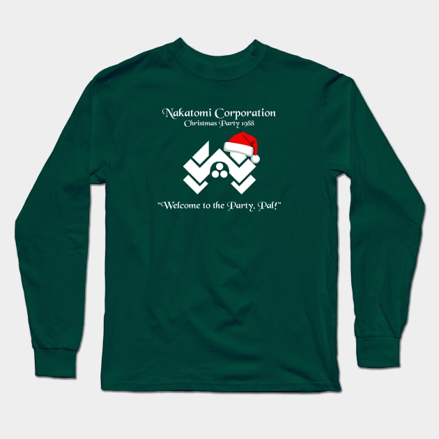 Nakatomi Corporation Christmas Party Long Sleeve T-Shirt by EightUnder